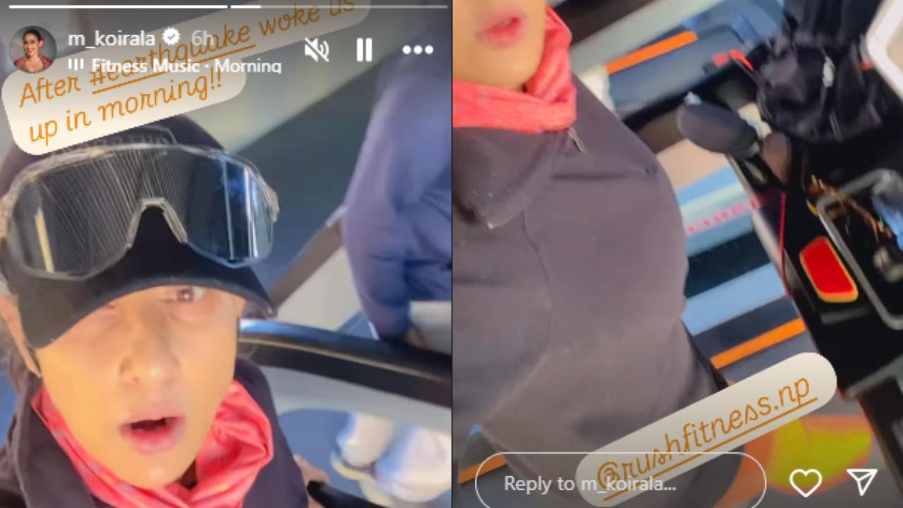 Manisha Koirala doesn't compromise with fitness, hits gym hours after earthquake shakes Nepal