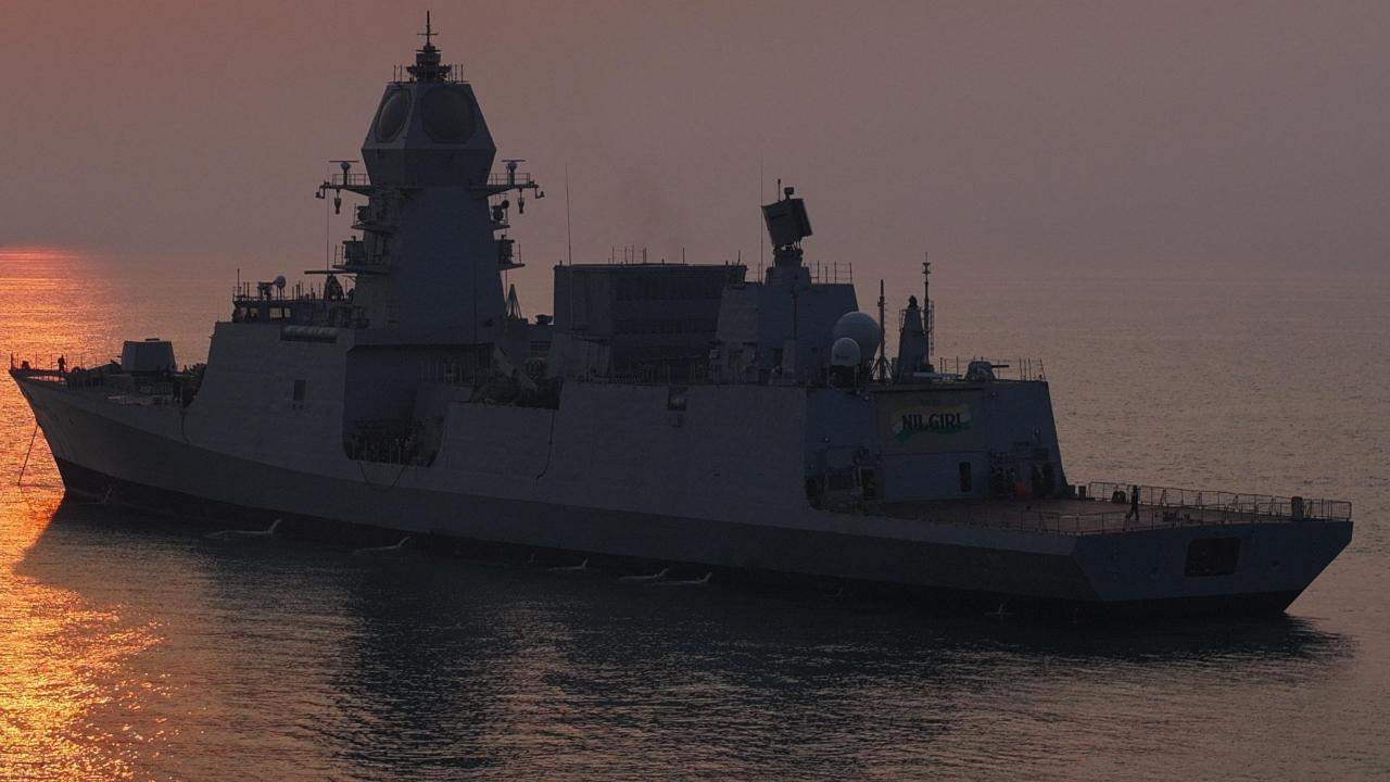 “It is for the first time that the tri-commissioning of a destroyer, frigate and submarine was being done”, PM Modi said