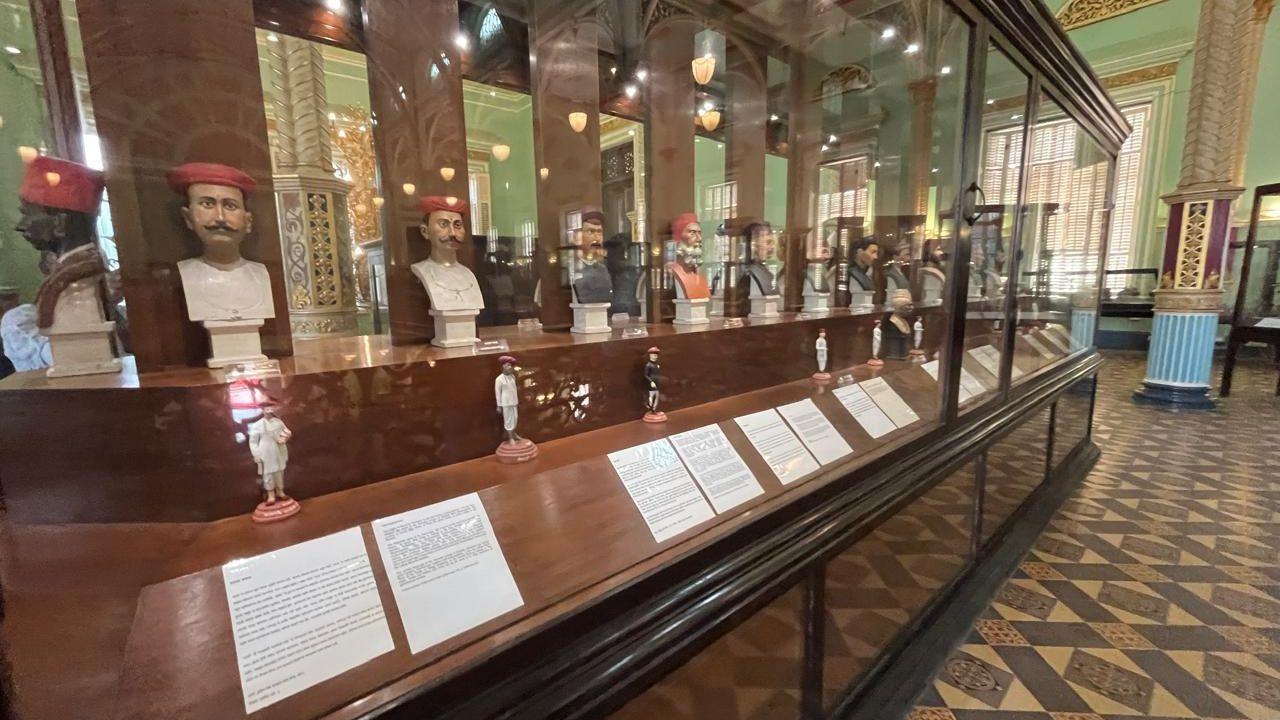 The museum is a confluence of science, art, and spirituality, featuring clay figurines, maps, stone engravings, photographs, rare books, and more