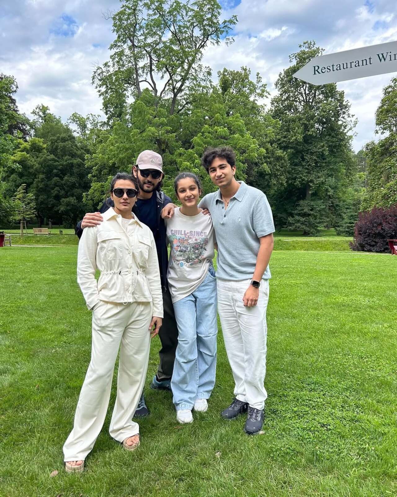 Namrata met Telugu star Mahesh Babu on the sets of their film Vamsi. They began dating shortly after filming finished. 