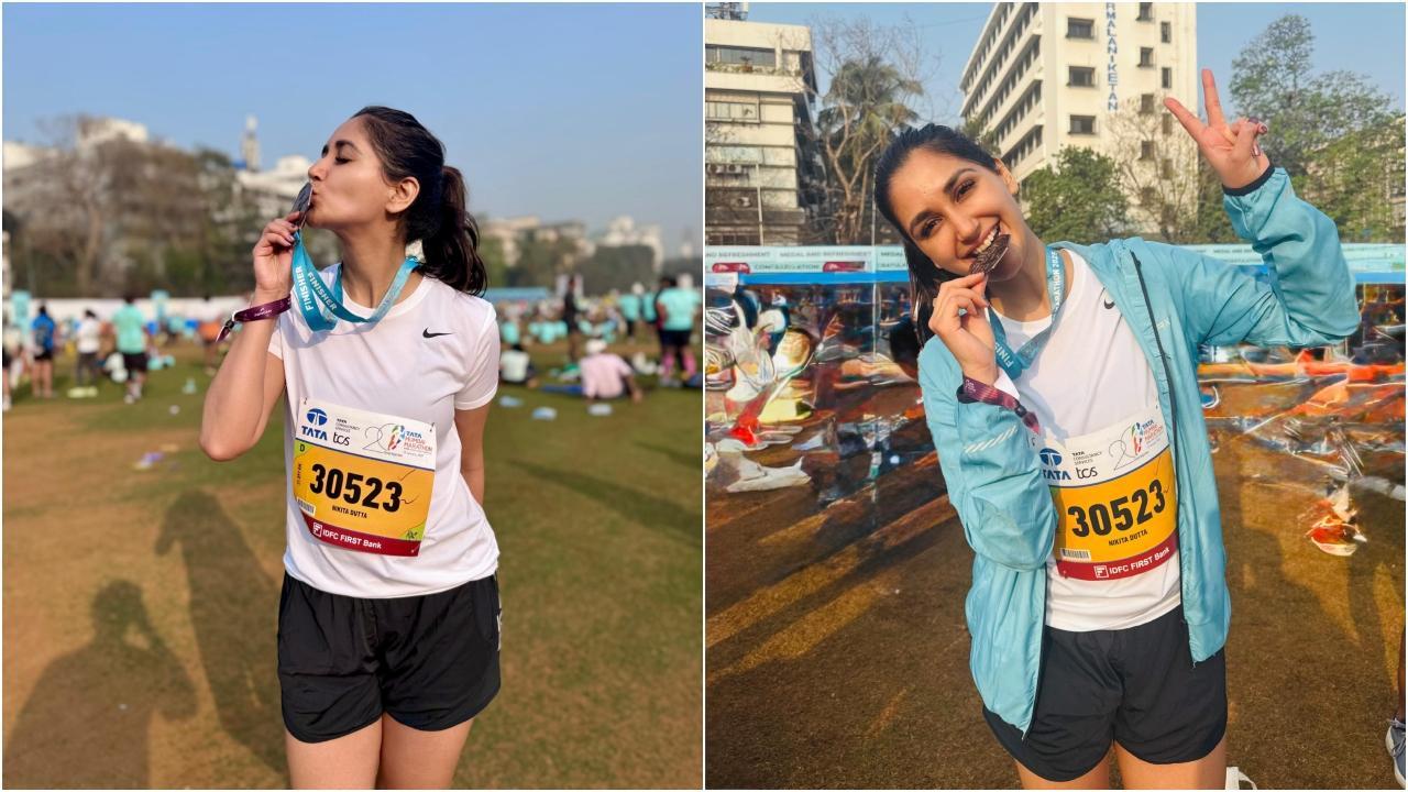 Kabir Singh actress Nikita Dutta runs 21 km at Mumbai Marathon, inspires fitness goals for 2025
