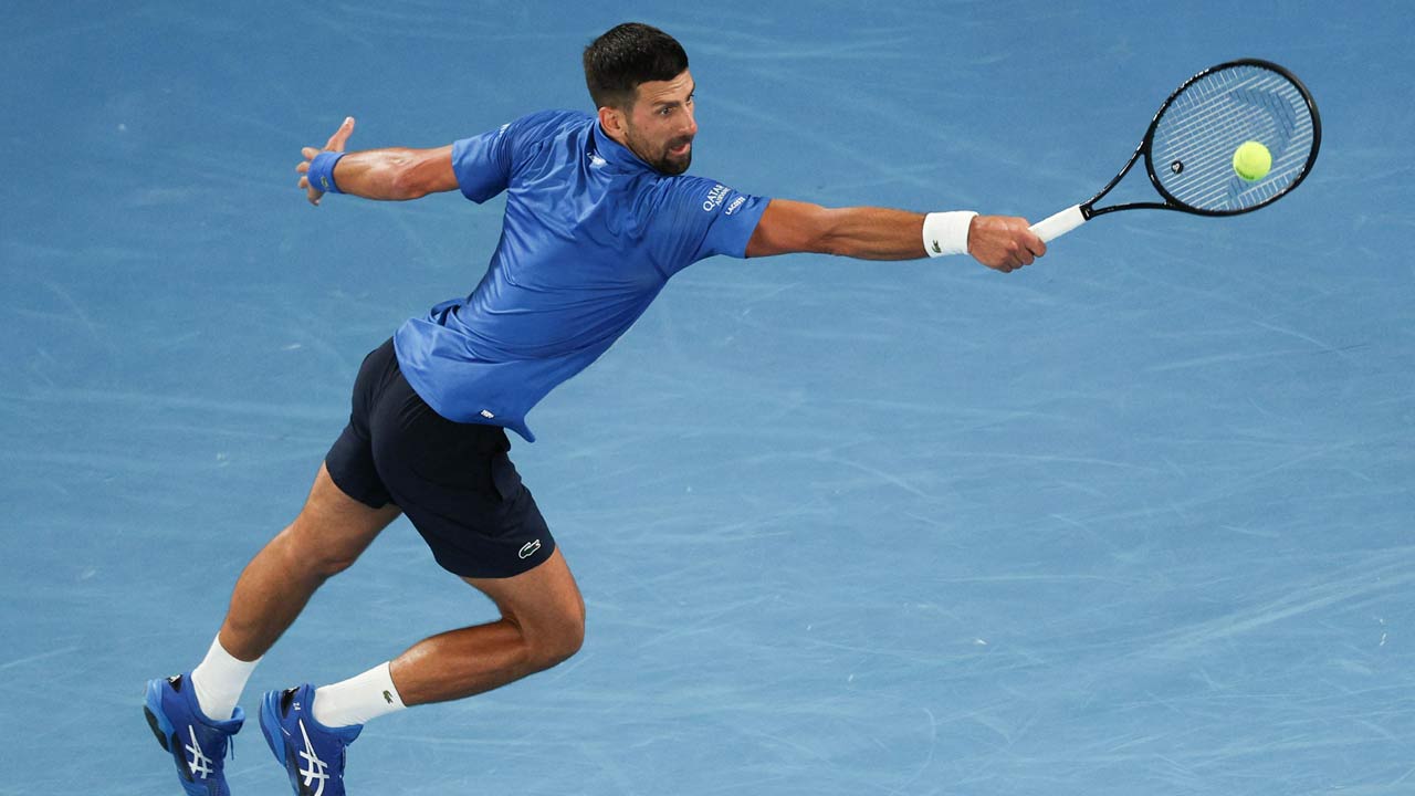 Novak Djokovic . Pic/AFP