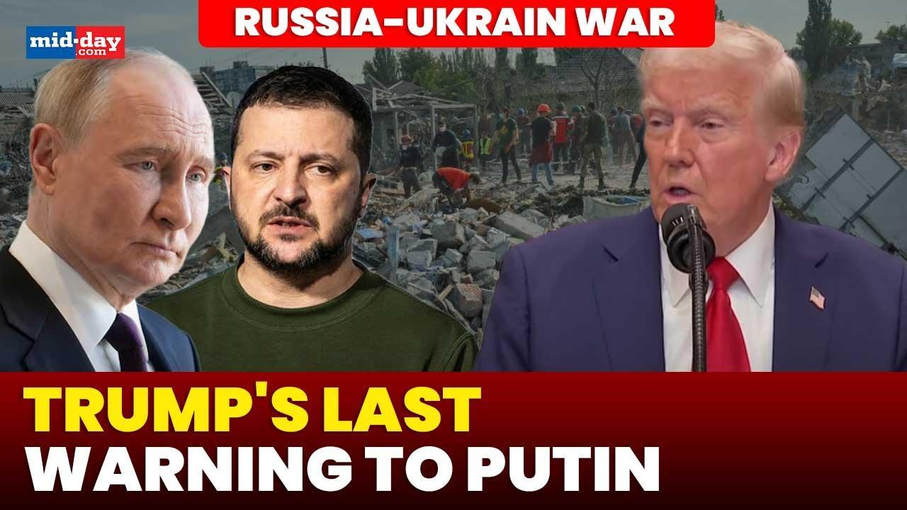 Trump warns of sanctions on Russia if Putin rejects peace talks in Ukraine.