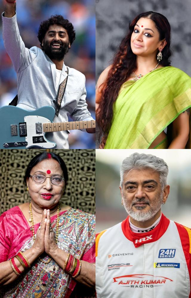 9 popular celebs conferred with Padma Awards 2025