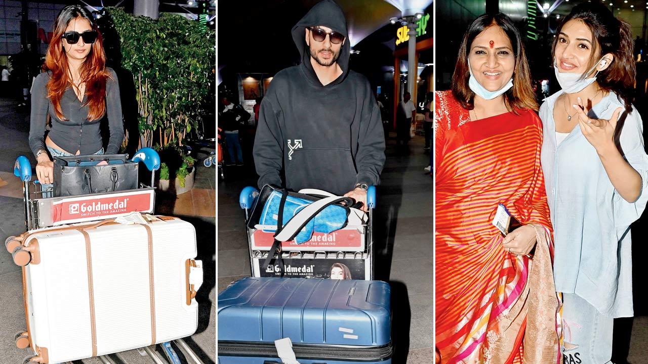 Together, but not together: Ibrahim Ali Khan and Palak Tiwari; Always with me: Sreeleela with mom Swarnalatha
