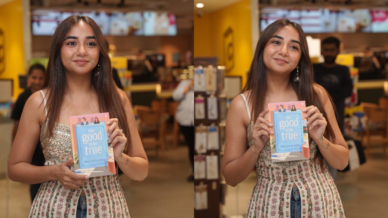 Prajakta Koli book launch