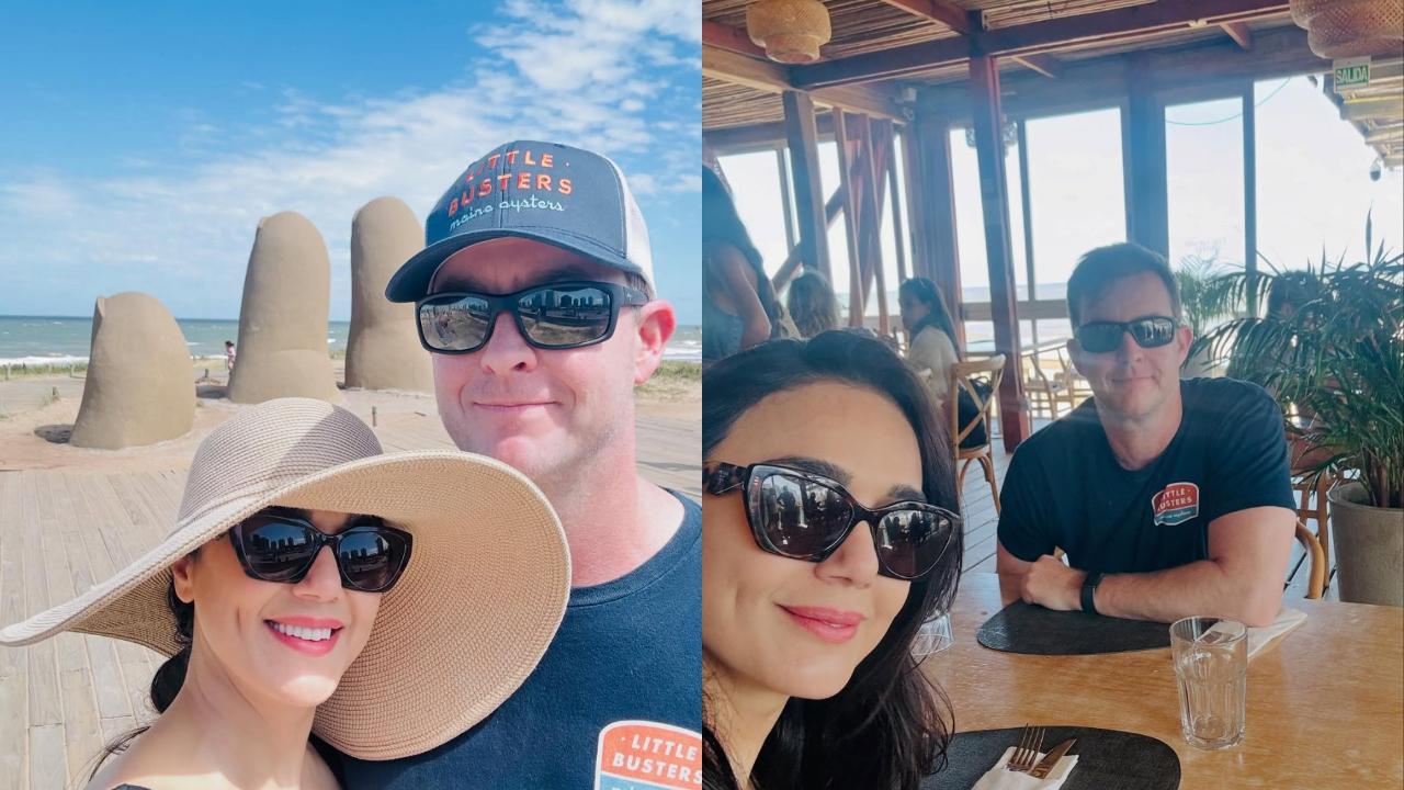 Preity Zinta shares photos from her beach vacation with husband and friends