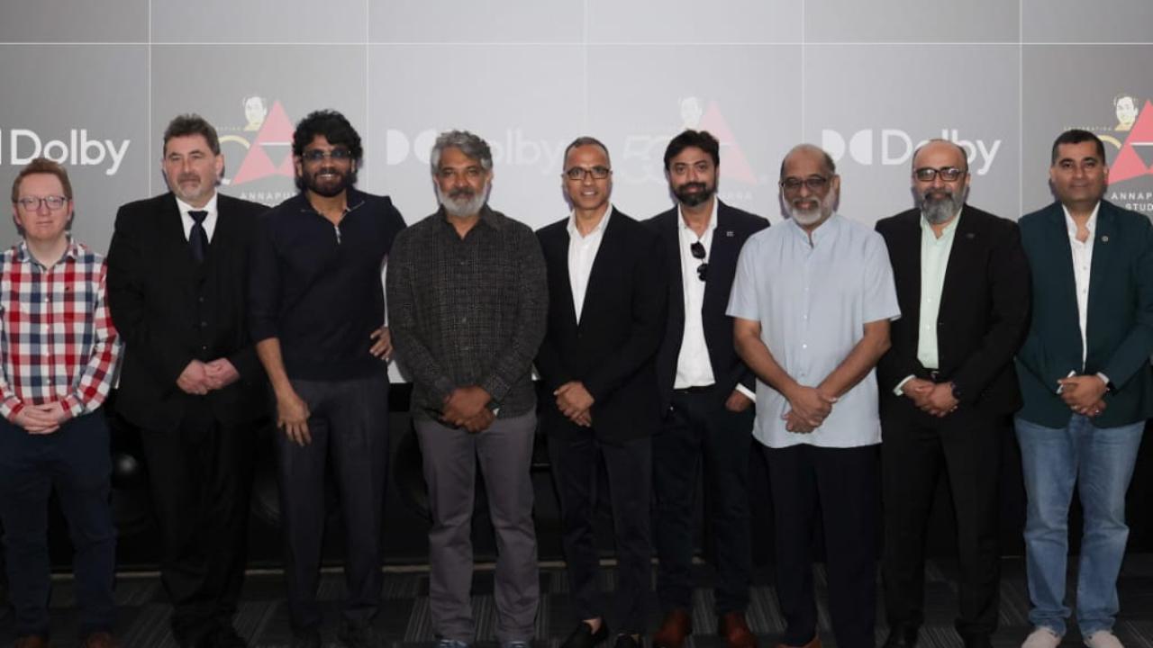 SS Rajamouli unveils India’s first Dolby certified post-production facility for cinema and home at Annapurna studios