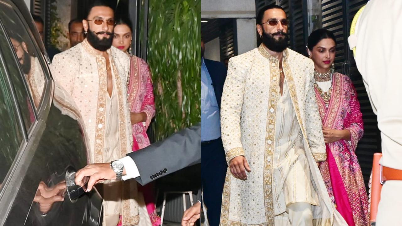 Ranveer Singh, Deepika Padukone attend former’s cousin's wedding celebrations