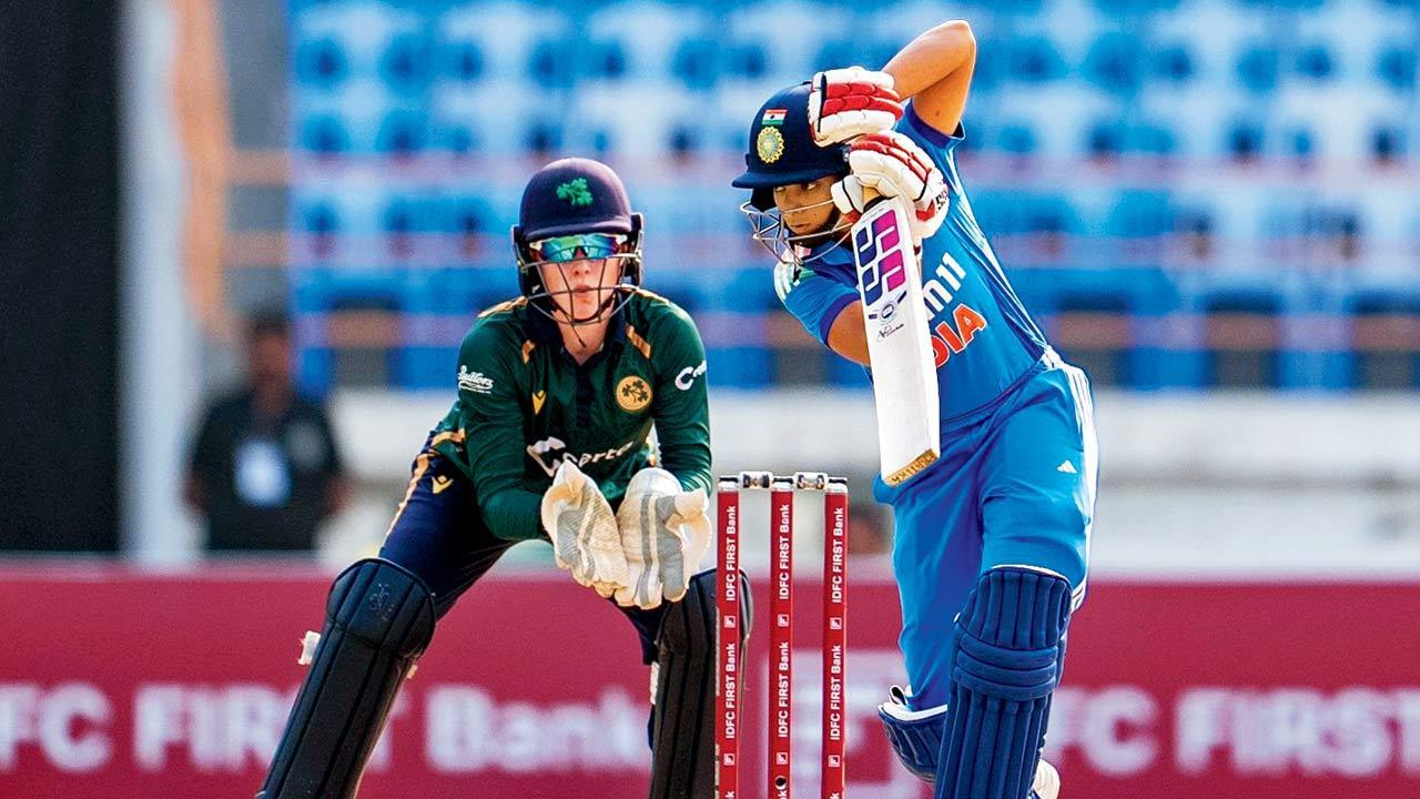 Pratika Rawal's 89-run knock helps IND chase 242 vs IRE in Rajkot