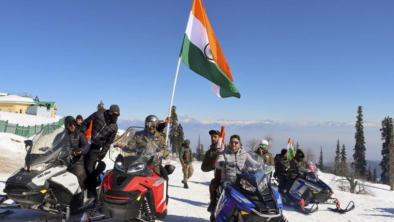 J&K: Tiranga yatra organised in Uri to mark 76th Republic Day