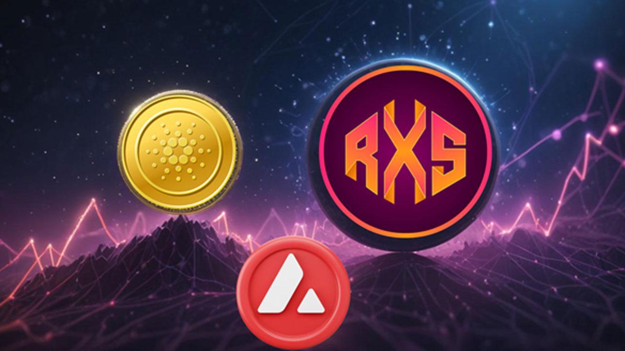 Rexas Finance (RXS), Cardano (ADA), and Avalanche (AVAX) Named 2025’s Best Crypto Investments