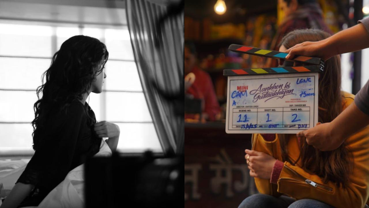 Shanaya Kapoor wraps up India schedule of debut film Aankhon Ki Gustaakhiyan with Vikrant Massey