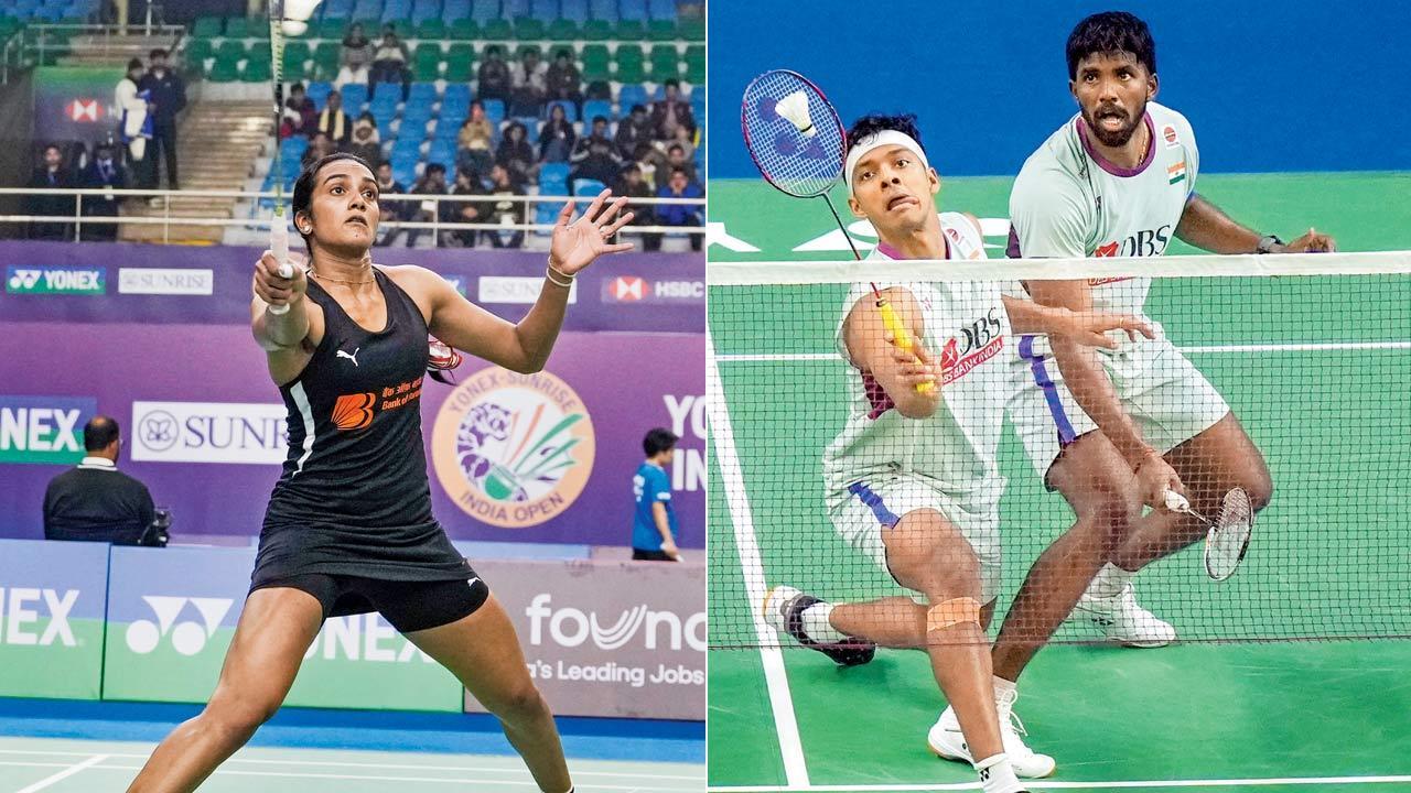 Sindhu, Sat-Chi shine on mixed day at India Open
