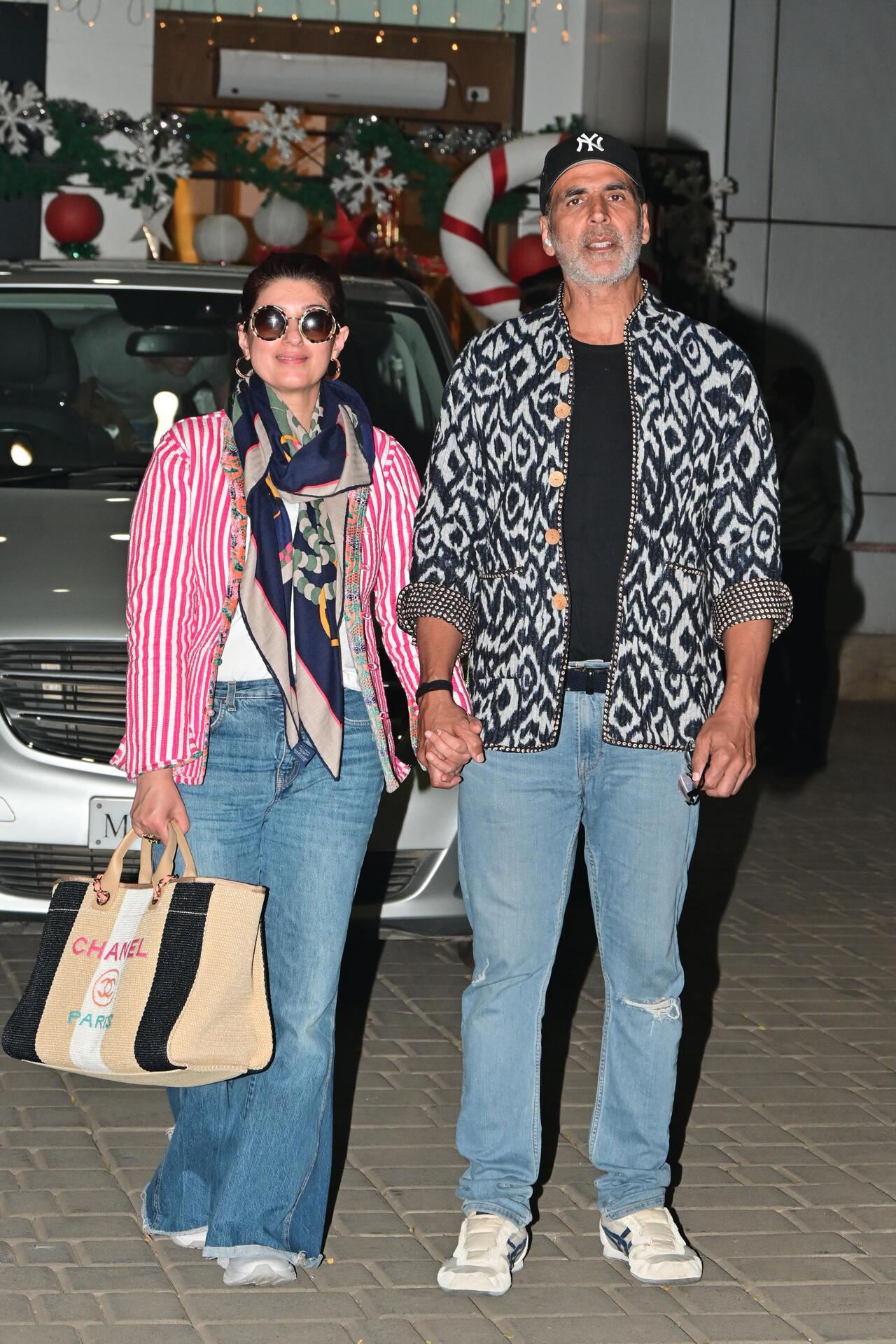 Akshay Kumar and Twinkle Khanna returned from their wildlife safari in Jaipur, Rajasthan.
