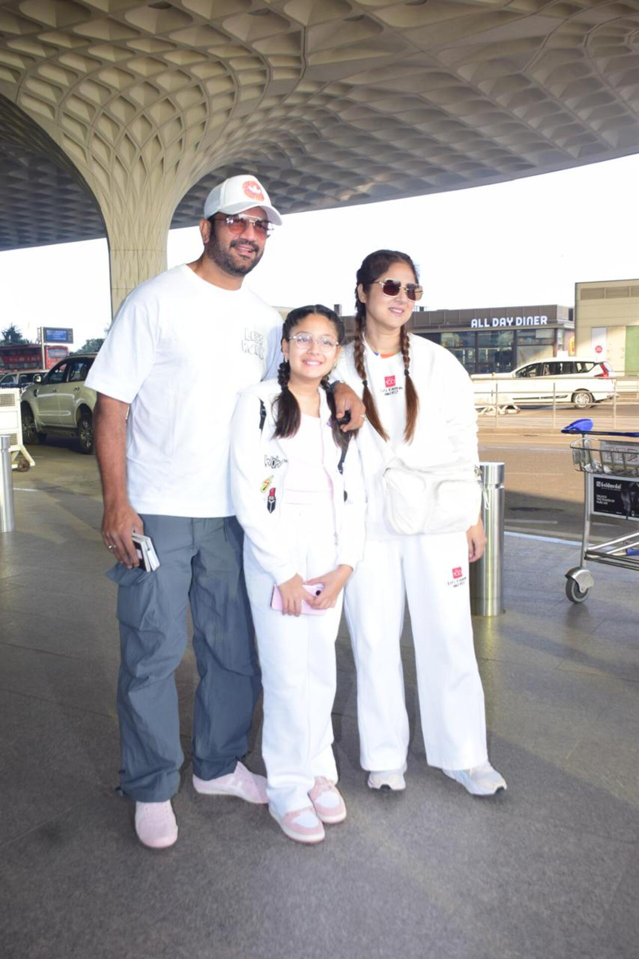 Sharad Kelkar jetted off with his family for a much-needed vacation.