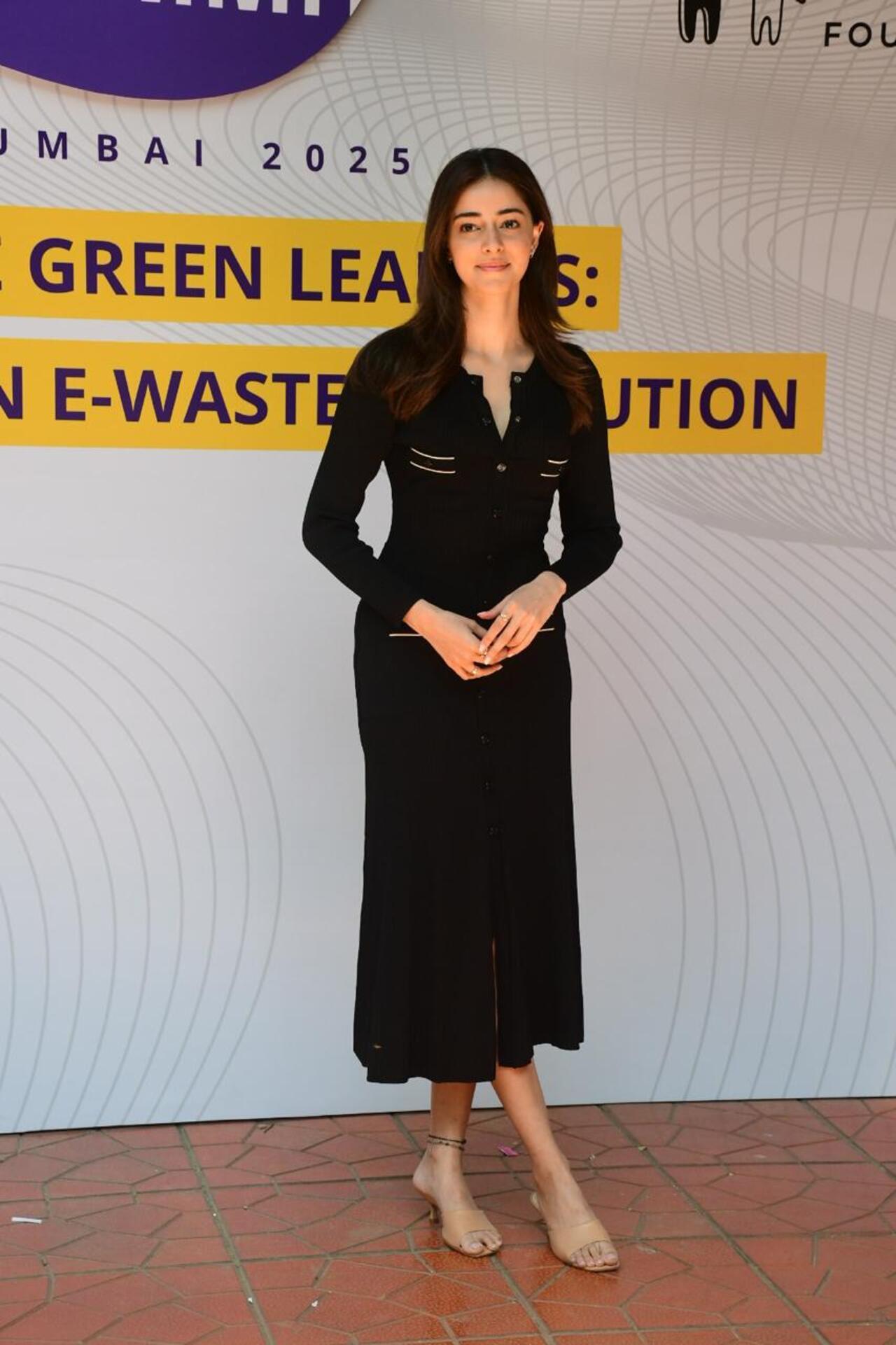 Ananya Panday at an Eco Youth Summit in the city