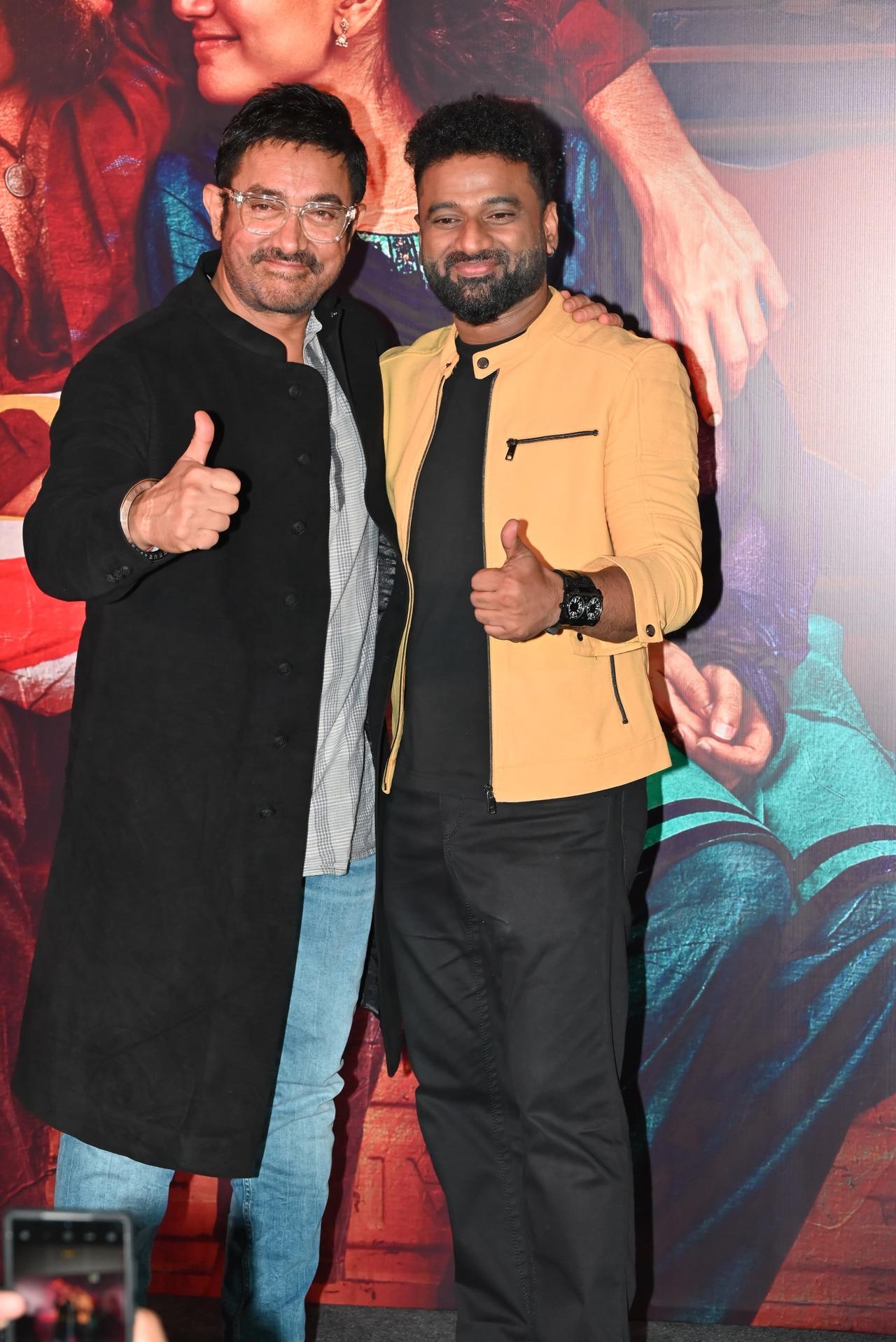 Aamir Khan with music composer Devi Sri Prasad