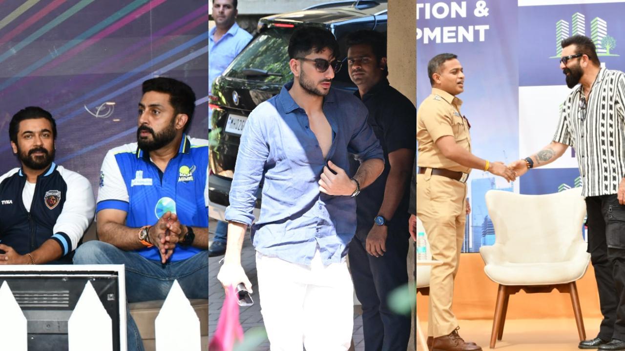 Spotted in the city: Suriya, Abhishek Bachchan, Ibrahim Ali Khan and others