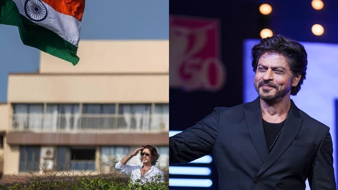 Shah Rukh Khan celebrates Republic Day at Mannat, urges people to make a promise