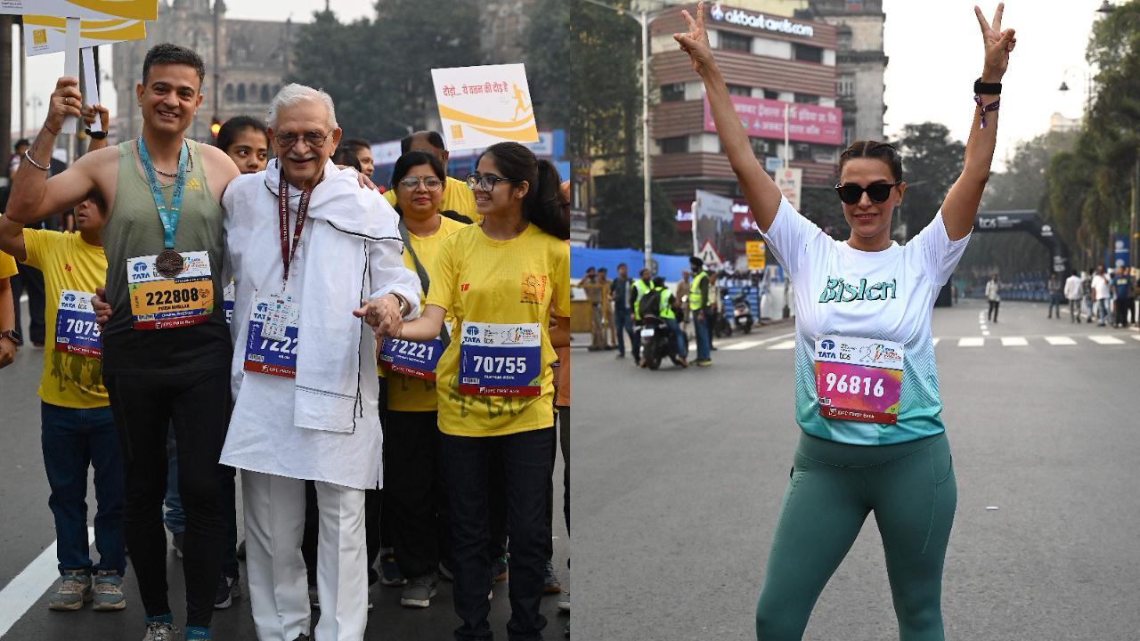 Have you heard? Celebs at Tata Mumbai Marathon 2025; Pratik Gandhi, Yami Gautam Dhar's Dhoom Dhaam gets a release date