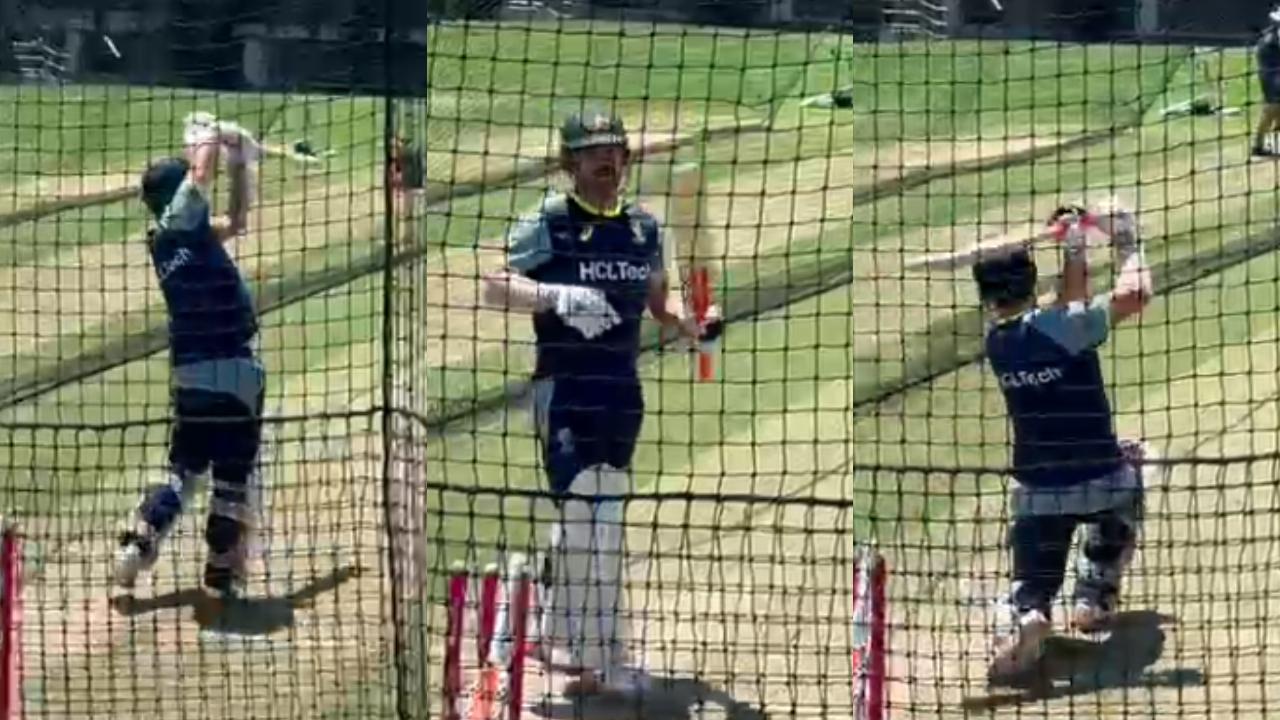 Later, swashbuckling Travis Head was looking sharp in the nets. The left-hander seemed to be very confident as he showcased some elegant strokes during the net session