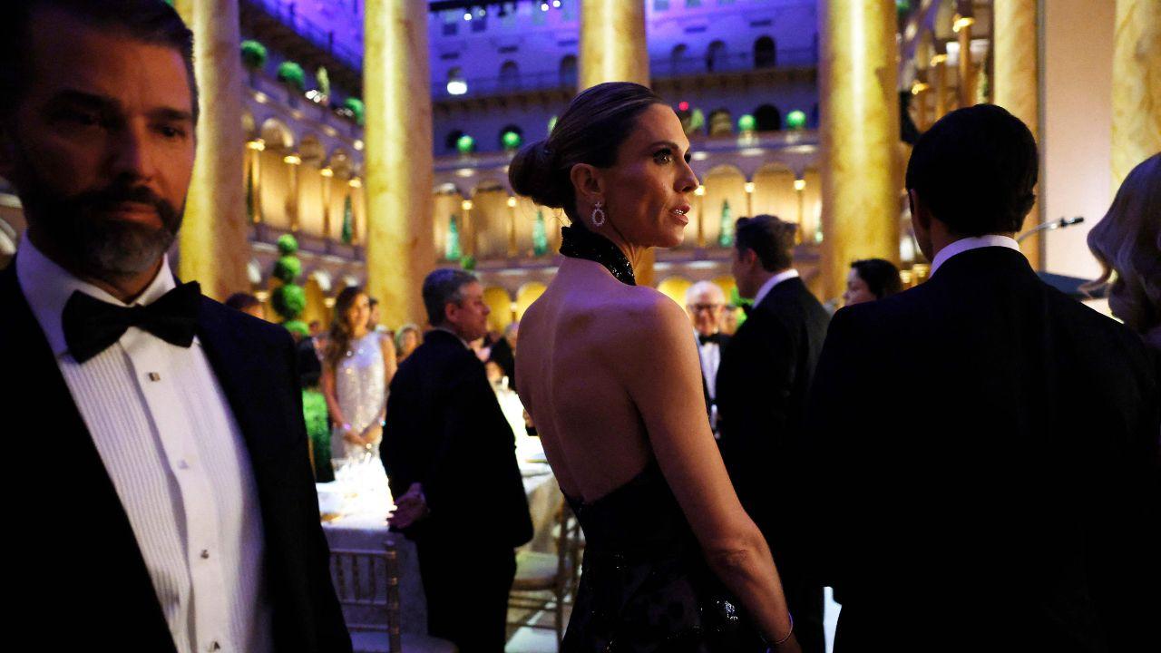 Trump emphasised the importance of the upcoming day, noting that the journey to this point had not been easy, but they had overcome every challenge together
In Pic: Donald Trump Jr. and Bettina Anderson attend a candlelight dinner