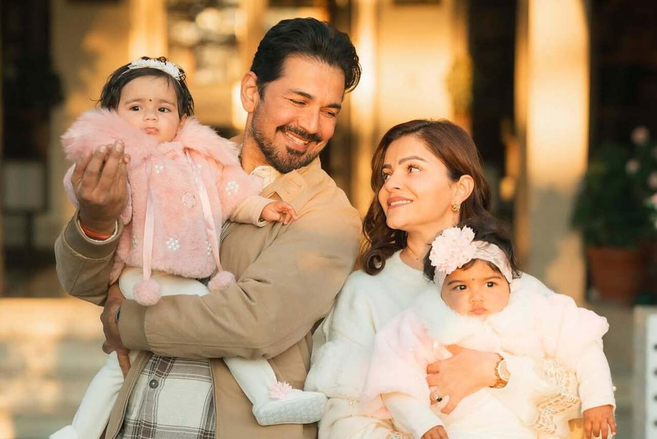 Rubina Dilaik and Abhinav Shukla welcomed their twin girls Edhaa and Jeeva on November 27, 2023.