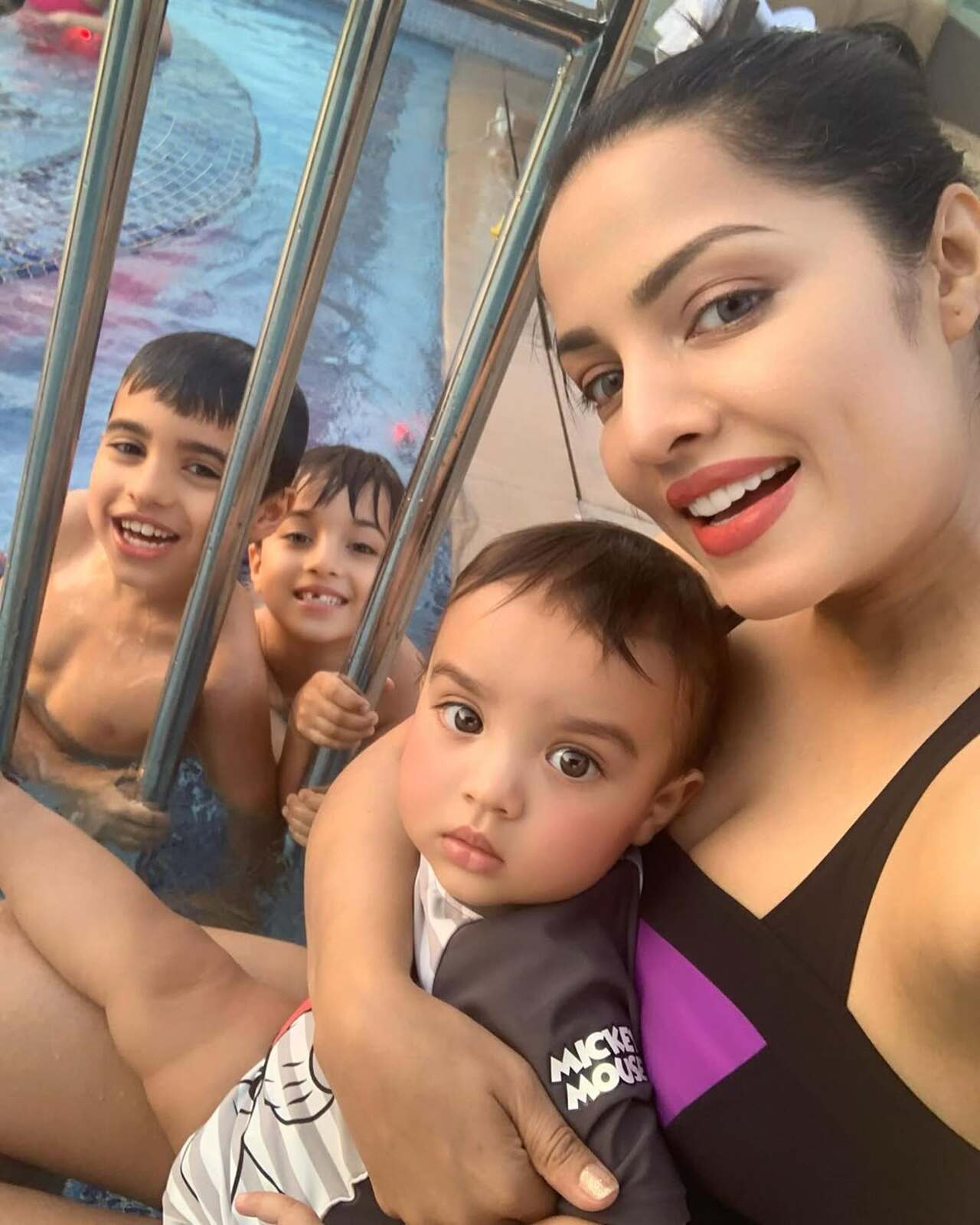 Celina Jaitly is the mother of twin boys Winston and Viraaj with husband Peter Haag. She later gave birth to her second set of twins Arthur Jaitly Haag and Shamsher Jaitly Haag. But, due to a serious heart condition, their son Shamsher passed away.