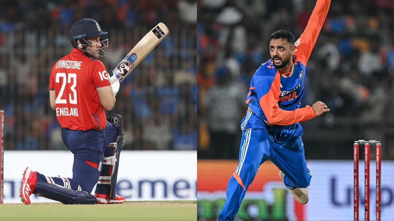 Liam Livingstone, Varun Chakravarthy (PIc: X/AFP)