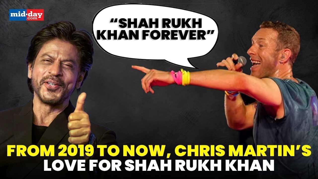 Here's how Shah Rukh Khan REACTED to Coldplay's Chris Martin shoutout to him