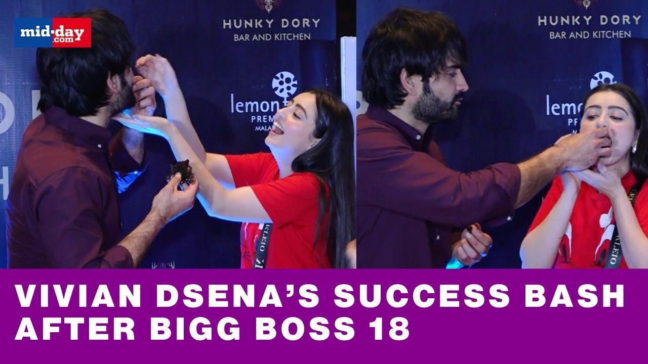 Inside Bigg Boss 18 runner-up Vivian Dsena's success bash with Nouran Aly