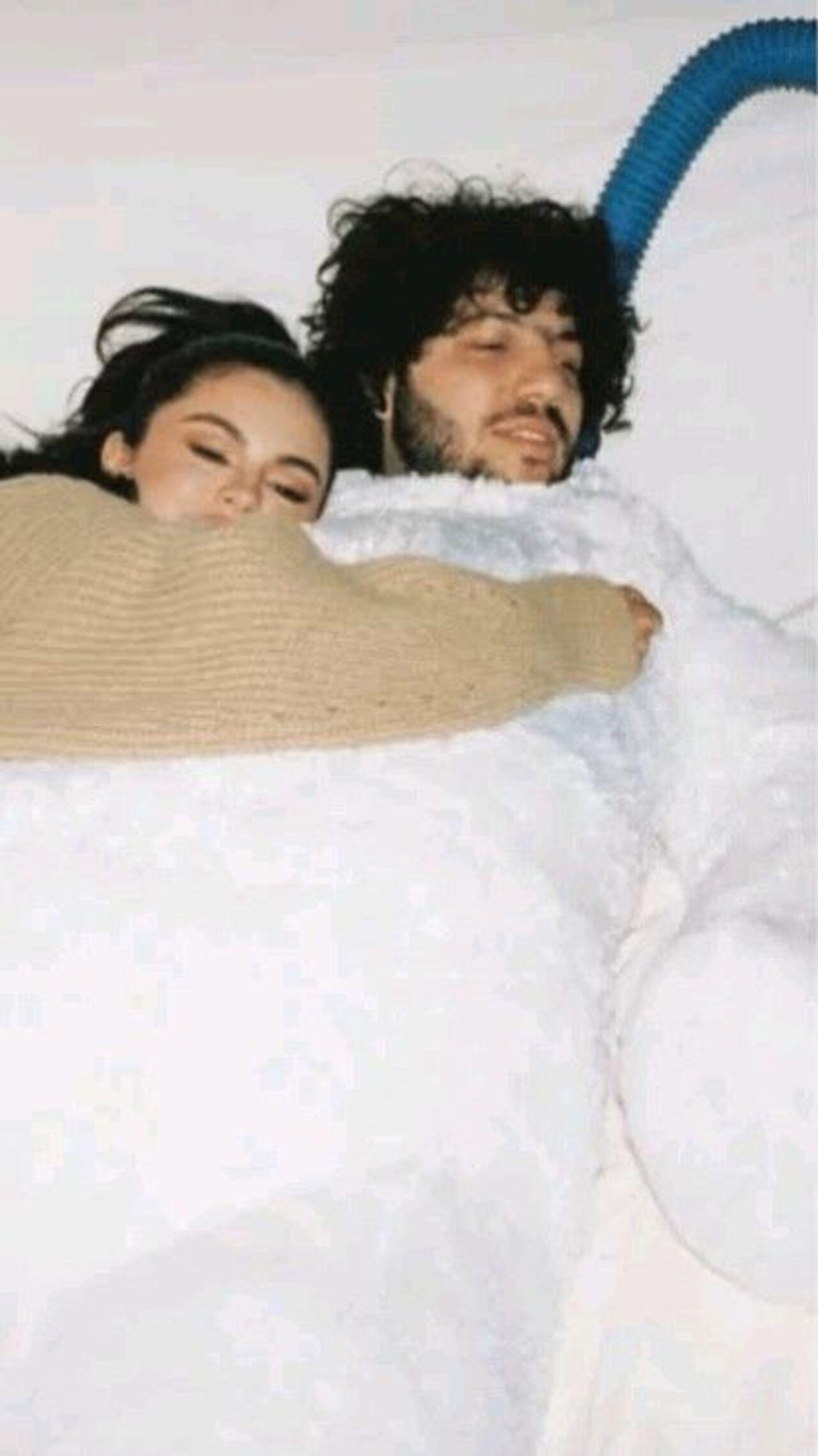 Sleeping next to a loved one is a different kind of peace. This picture shows how peaceful and calm they are in each other's presence, even when asleep.