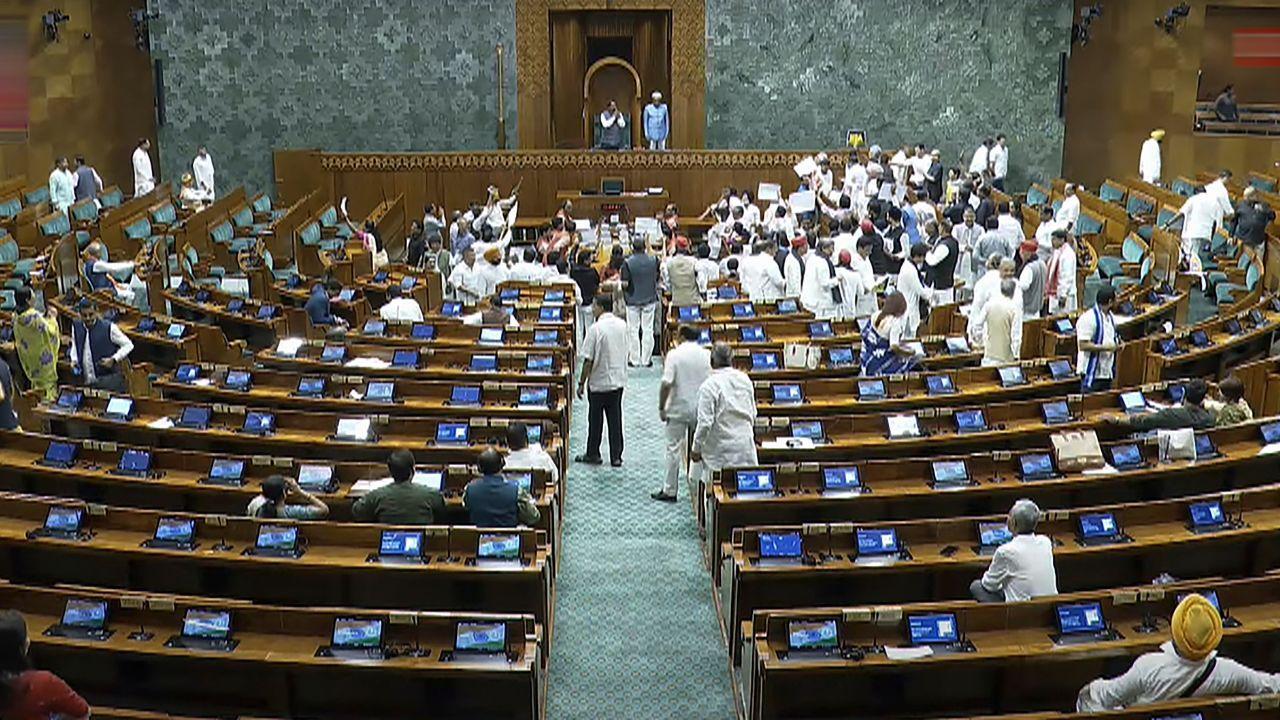 After the first two days of the Monsoon Session of Parliament proved to be unproductive, the third day seemingly turned out to be less dramatic and more productive. (Pics/PTI)