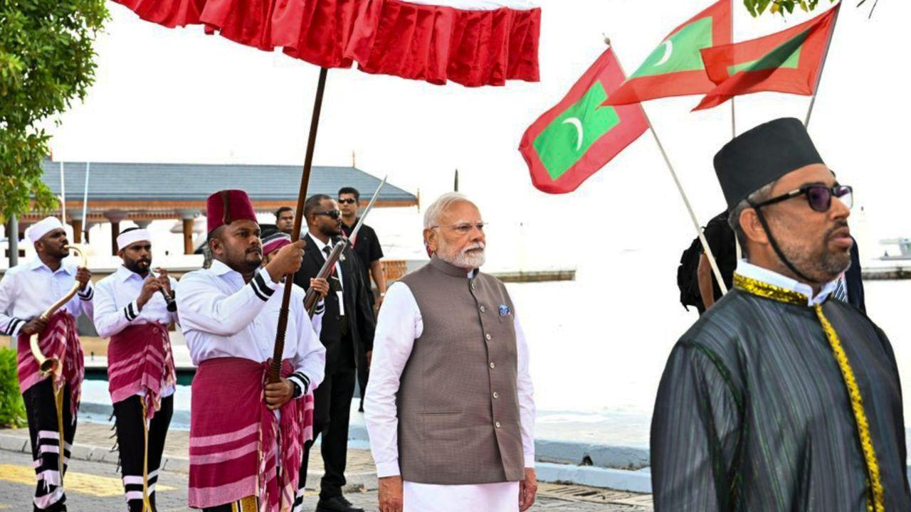 In Photos: PM Modi accorded 21-gun salute in Maldives