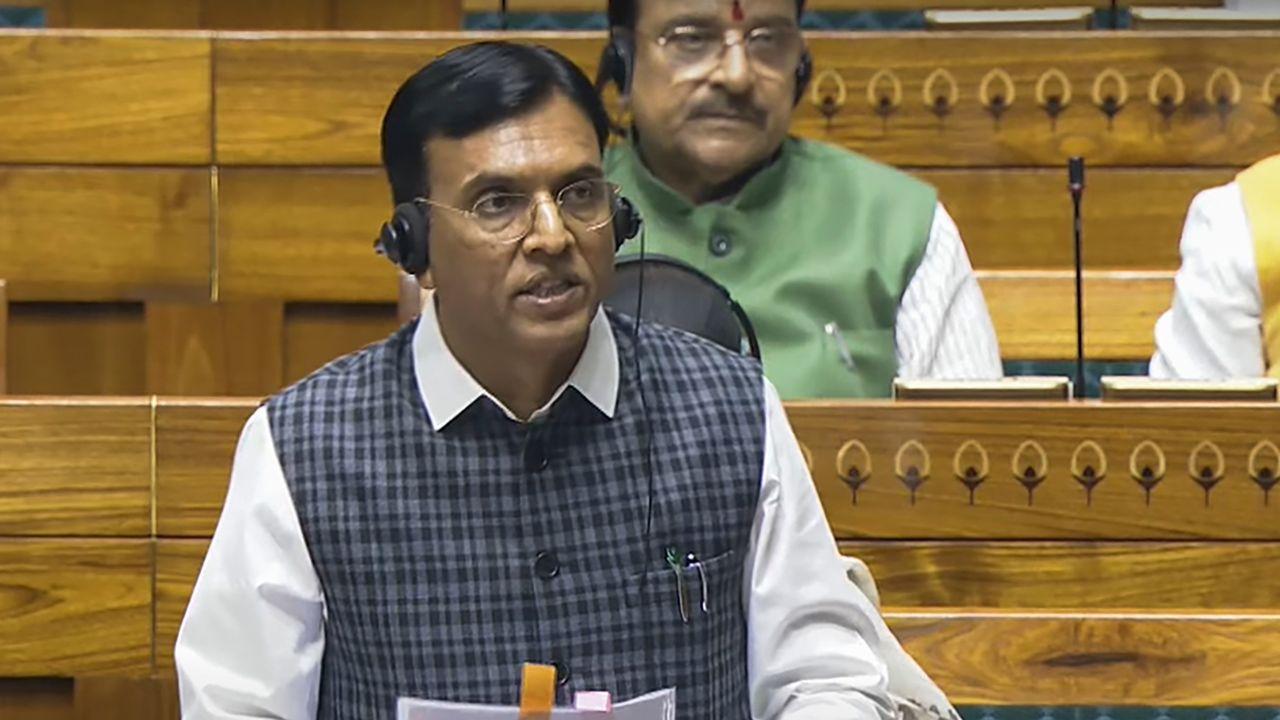 On the third day of the Monsoon Session of Parliament, Union Minister Mansukh Mandaviya spoke in the Lok Sabha regarding the National Sports Governance Bill 2025.