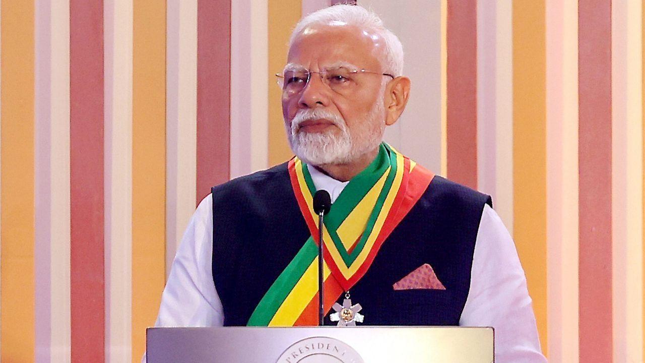 PM Modi also thanked the people and government of Ghana for this special gesture.