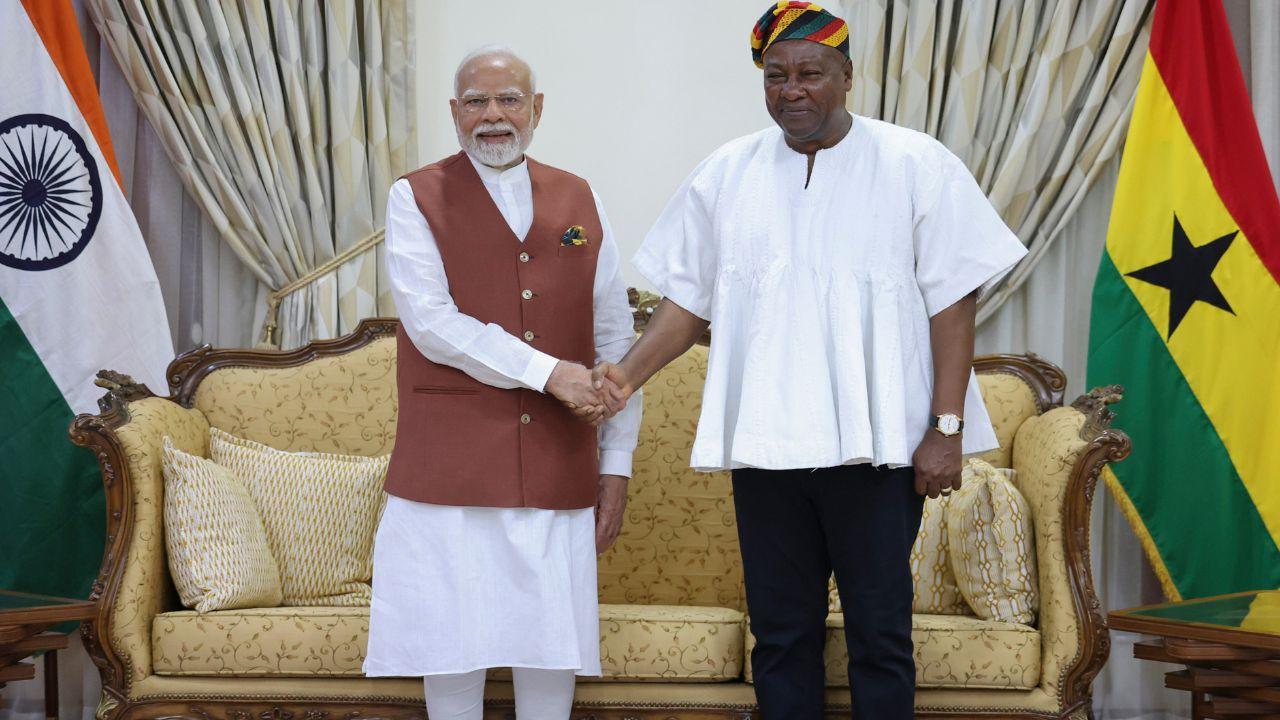 From Ghana, Modi will travel to Trinidad and Tobago on a two-day visit from July 3 to 4. In the third leg of his visit, Modi will visit Argentina from July 4 to 5.