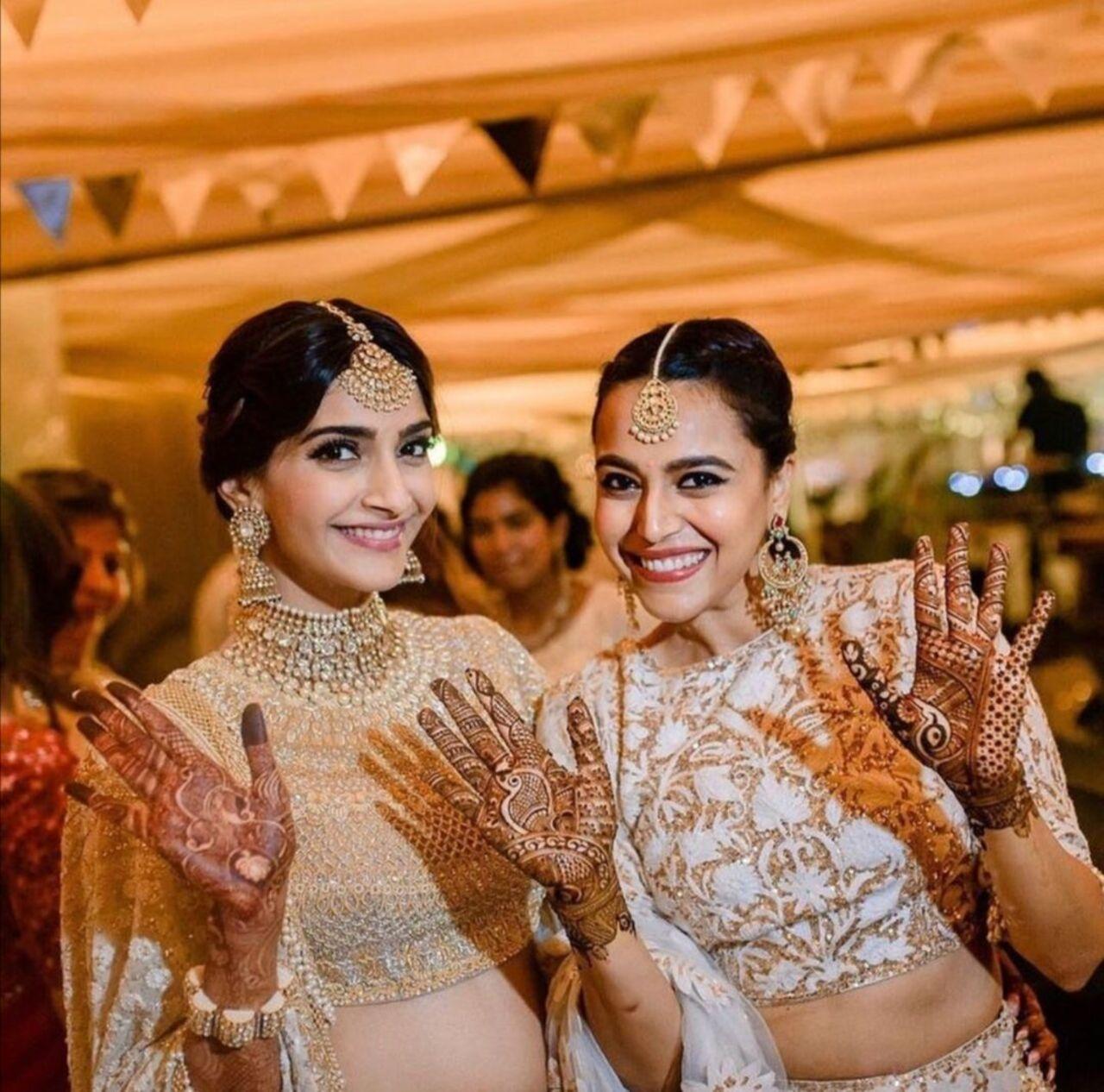 Sonam Kapoor and Swara Bhasker became friends when they met on the sets of Raanjhana. They once again shared screen in Veere Di Wedding. They are often seen posting about each other on social media on birthdays and more.