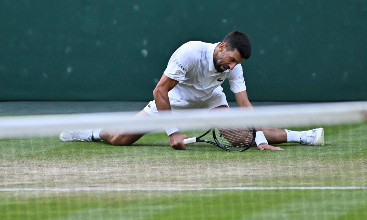 Novak Djokovic cancels practice after 'nasty' fall in quarterfinal