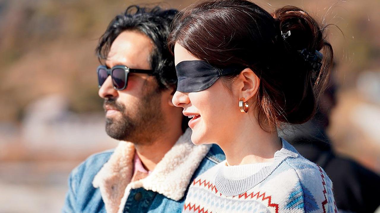 (From left) Vikrant Massey and Shanaya Kapoor in Aankhon Ki Gustaakhiyan