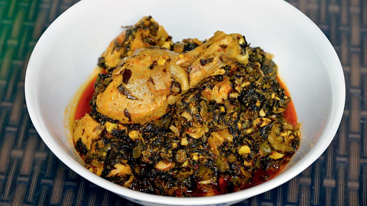 Gongura chicken