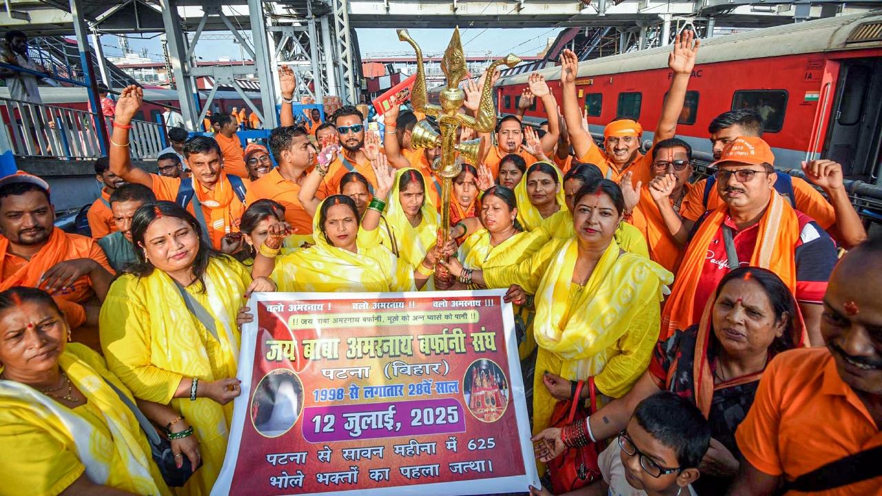 Over two lakh pilgrims have paid obeisance at the shrine since the start of the 38-day annual yatra, which commenced from the twin tracks of Pahalgam in Anantnag district and Baltal in Ganderbal district on July 3. The yatra will conclude on August 9