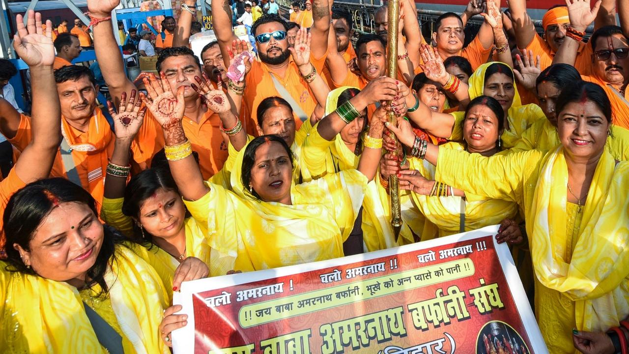 The 38-day annual pilgrimage to the 3,880-metre high cave shrine started from the two routes on July 3 and is scheduled to end on August 9, coinciding with the Raksha Bandhan festival