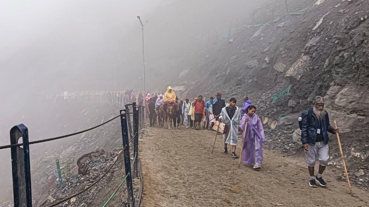 There are four doors in the Mandir, and there is a natural Shivlinga inside the Mandir. Thousands of devotees from different parts of the country visit Baba Budha Amarnath Ji temple during the annual yatra before Raksha Bandhan. A big Annual festival known as Budha Amarnath Ji Mela is held at the temple
