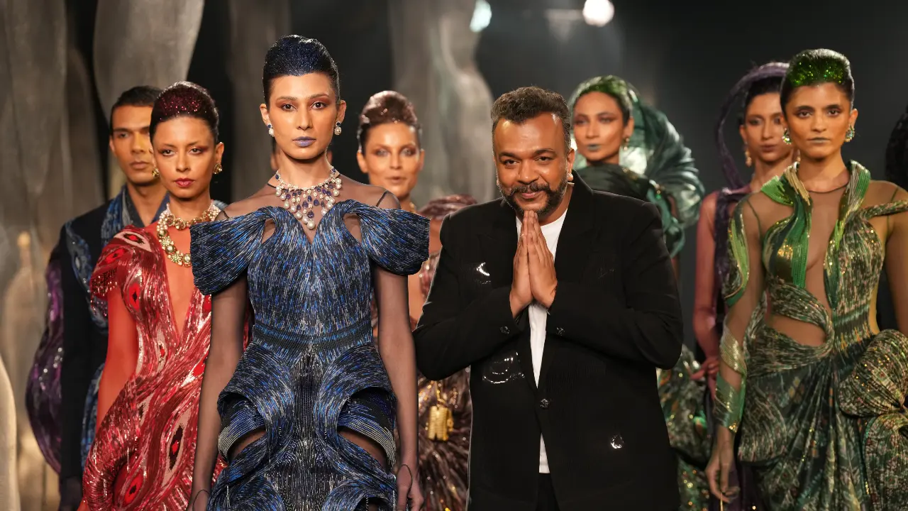 ICW 2025: Amit Aggarwal presents collection that views time as an inward journey