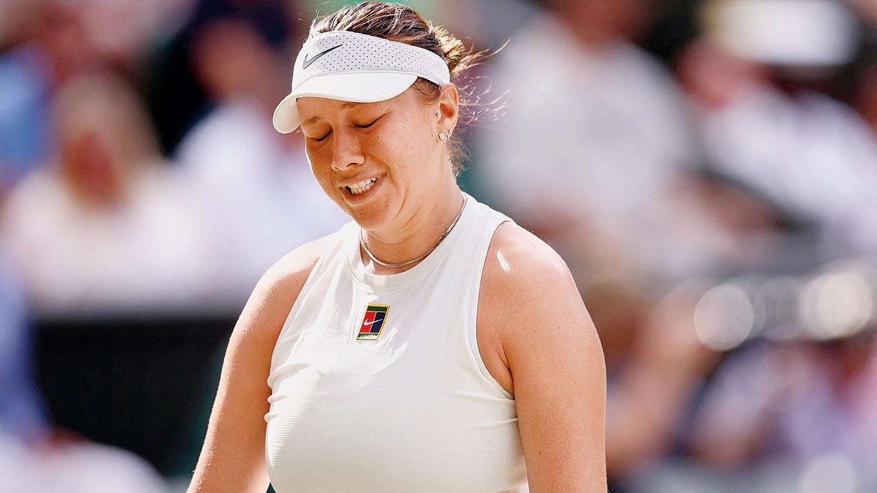 Was frozen with nervousness: Anisimova on nightmare loss