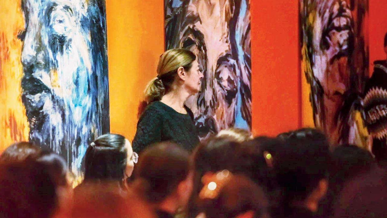 This virtual art exhibition reflects lived realities of women across the globe
