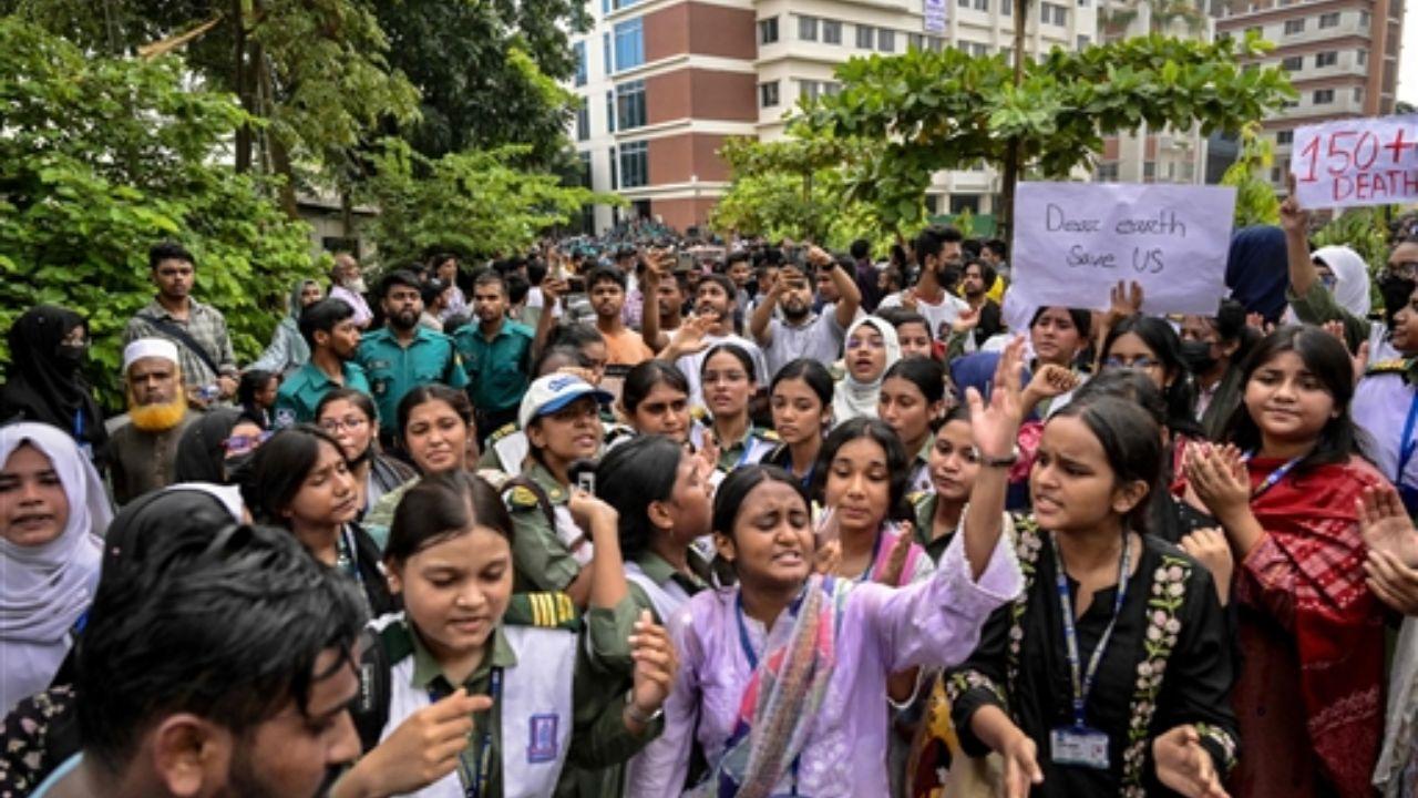 The F-7 BGI, a Chinese-made training fighter jet, crashed into Dhaka's Milestone School and College on Monday after suffering a 