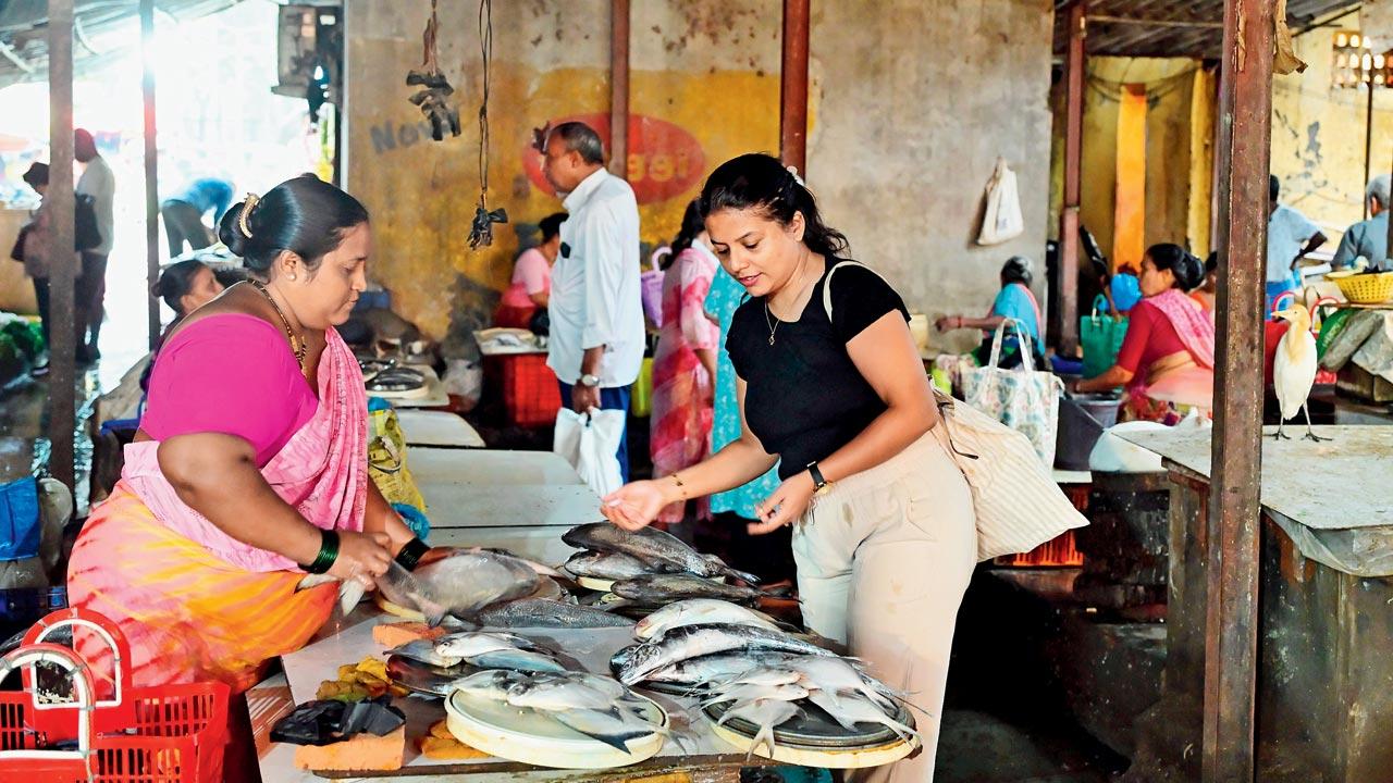 At the fish market